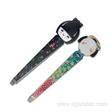 Beauty cartoon eyebrow clip high-quality printed eyebrow clip beauty beauty makeup eyebrow tweezers